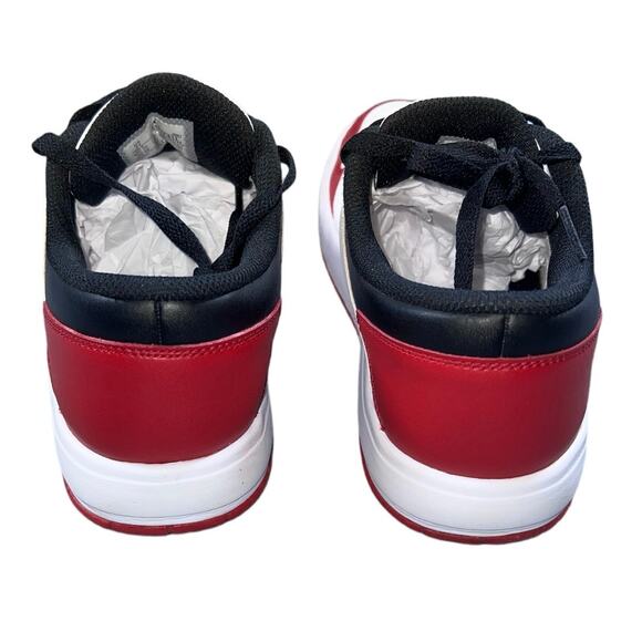 Nike Air Jordan Low Sneakers White Red Black | Youth 7Y/Women’s 8.5 | FB4412-611 - Picture 6 of 9